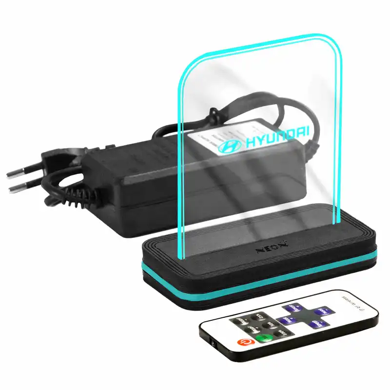 چراغ رومیزی نئون مدل HYNDI_TURQUOISE_AC