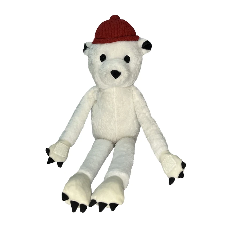 عروسک طرح خرس قطبی مدل PillowFort Hanging Polar Bear کد SZ12/1045 ارتفاع 52 سانتیمتر