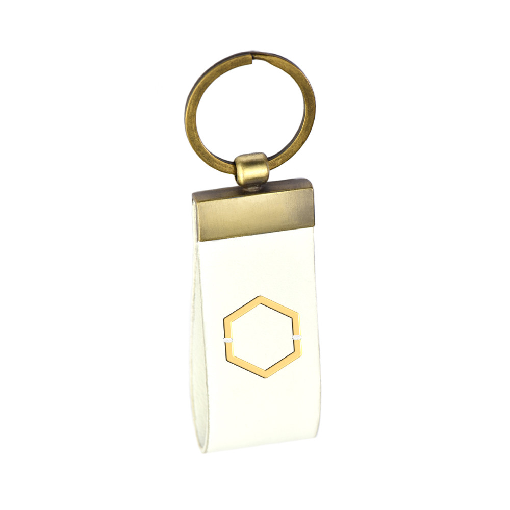 جاکلیدی طلا 18 عیار مردانه فرشته طرح هندسی کد UBCHL0007-0037