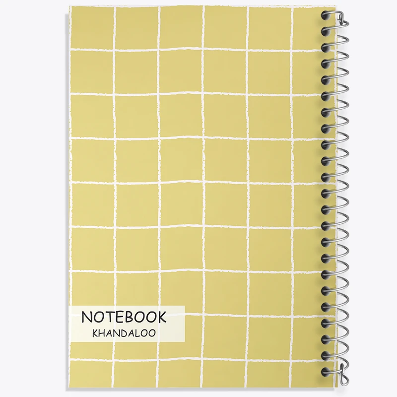 دفتر لیست خرید 50 برگ خندالو طرح پترن فانتزی کد N453