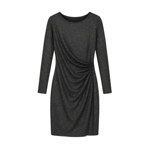 پیراهن یقه گرد زنانه آپ2فشن مدل Shinning star 95652