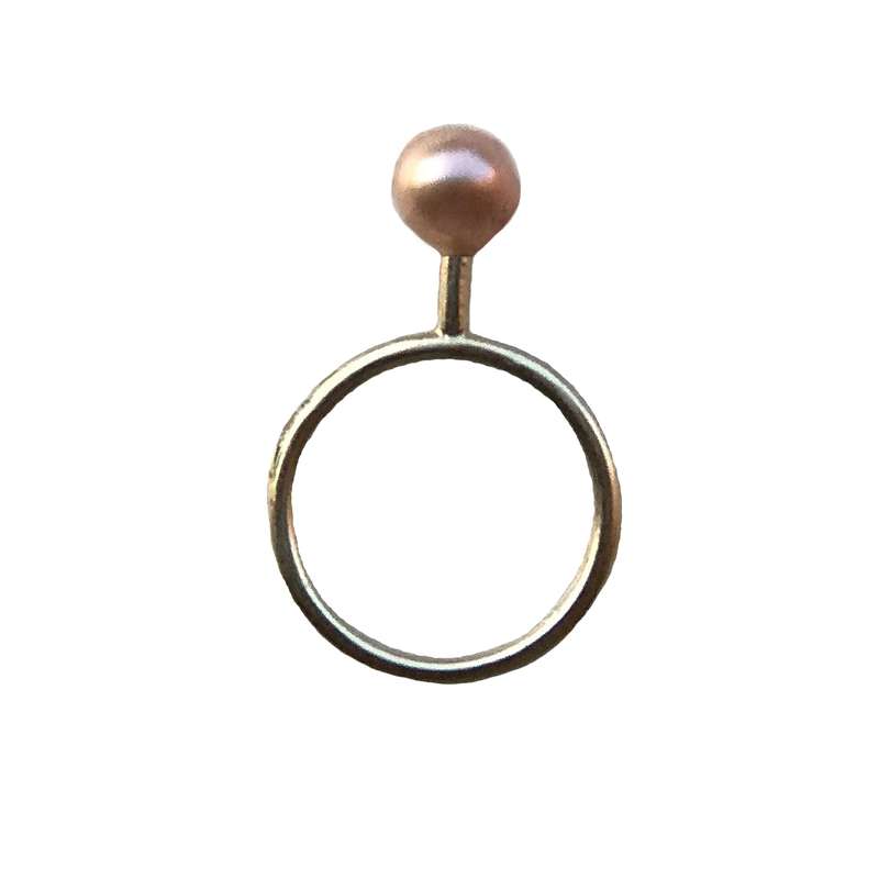 انگشتر نقره زنانه مدل HR-01