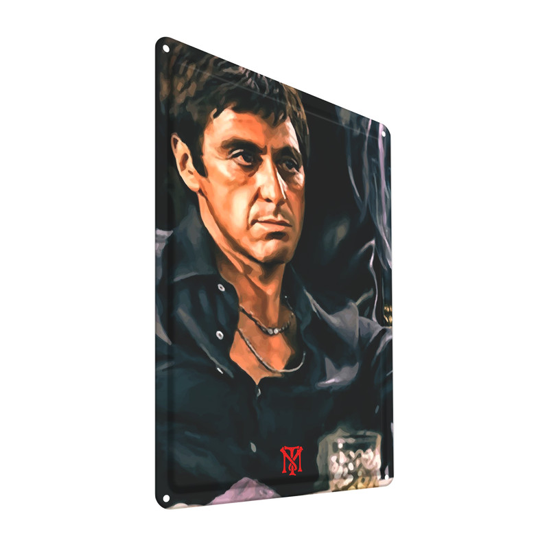 دیوارکوب مدل صورت زخمی کد s 1151 scarface