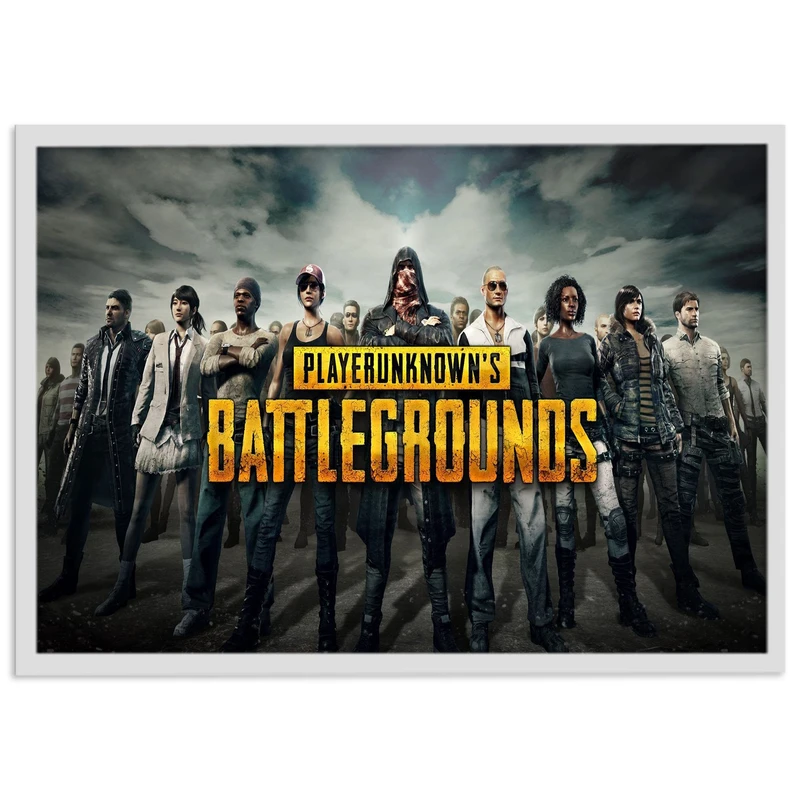 تابلو نوری بکلیت طرح بازی گیم نت Battlegrounds مدل چراغدار W-s1376