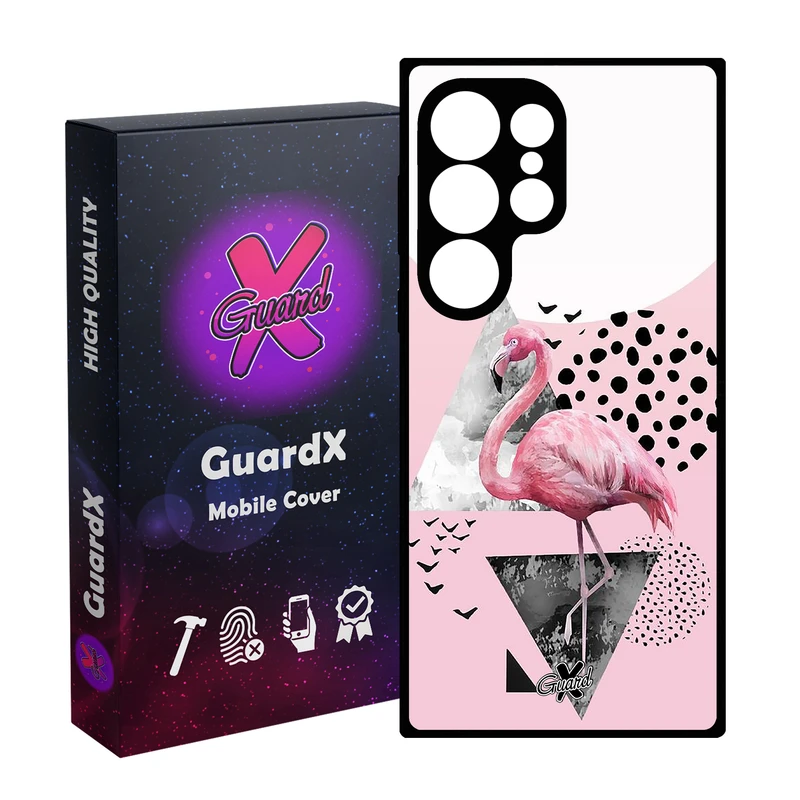 کاور گارد ایکس طرح Flamingo مدل 10066 مناسب برای گوشی موبایل سامسونگ Galaxy S25 Ultra