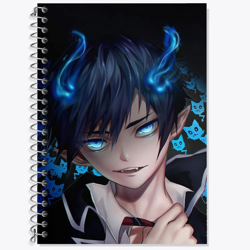 دفتر لغت 50 برگ خندالو مدل رین انیمه جنگیر آبی کد 16363