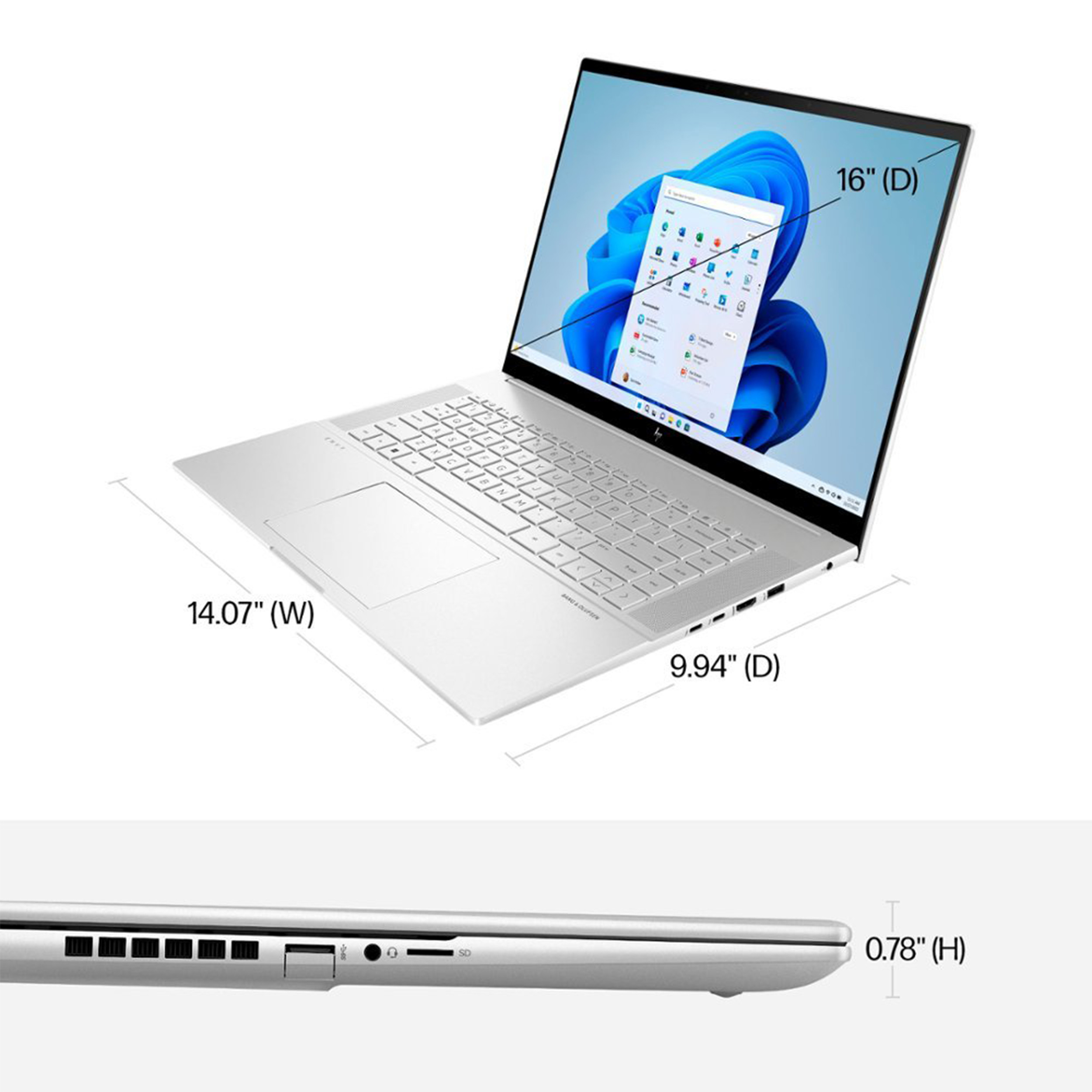 لپ تاپ 16 اینچی اچ پی مدل ENVY 16 H1023-i9 32GB 1SSD RTX4060 لپ تاپ 16 اینچی اچ پی مدل ENVY 16 H1023-i9 32GB 1SSD RTX4060