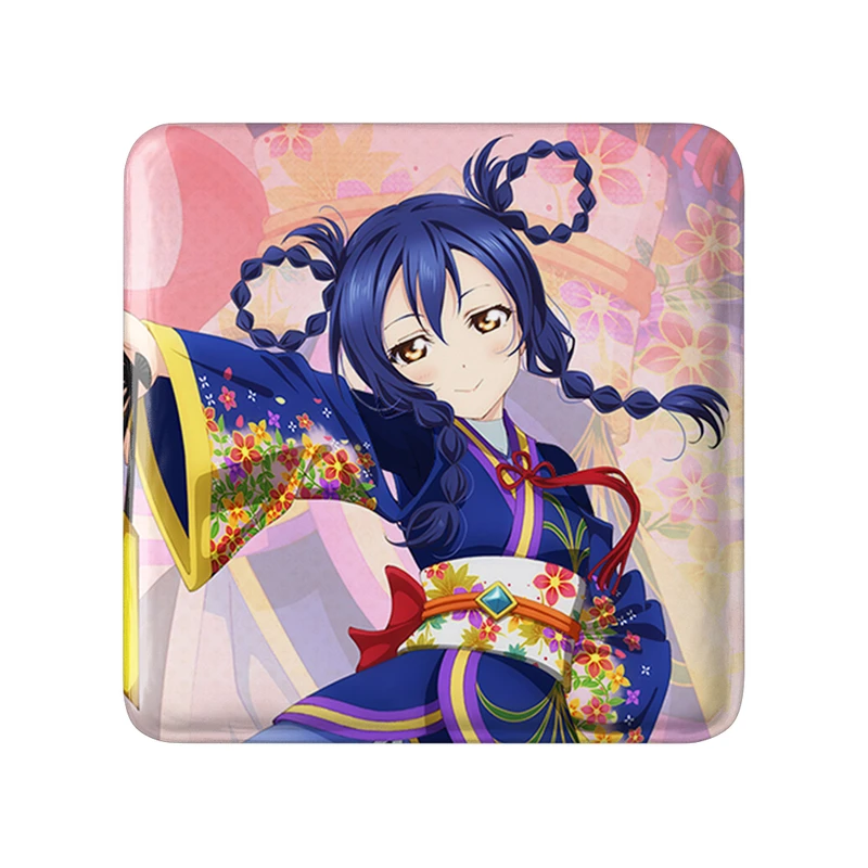 مگنت خندالو طرح اومی سونادا انیمه لاو لایو Love Live  مدل مربعی کد 18270