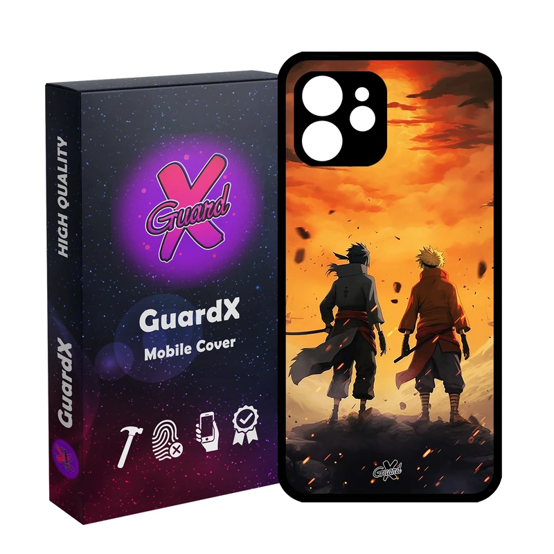کاور گارد ایکس طرح انیمه ناروتو مدل Glass10699 مناسب برای گوشی موبایل اپل iPhone 12