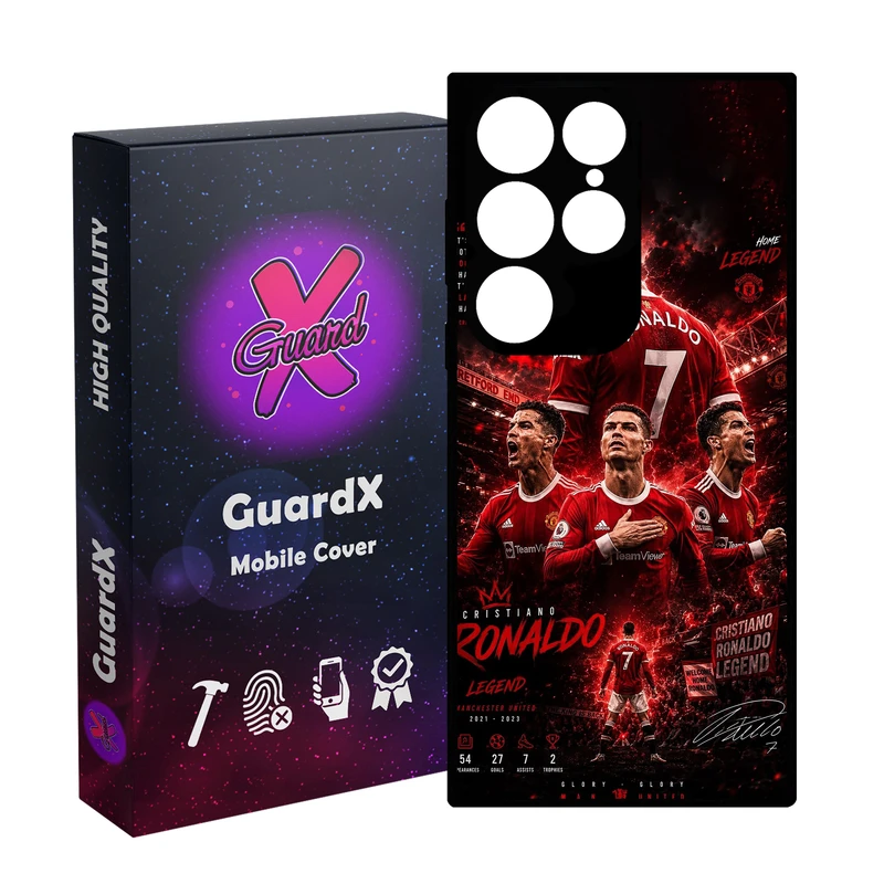 کاور گارد ایکس طرح Ronaldo مدل 11091 مناسب برای گوشی موبایل سامسونگ Galaxy S24 Ultra