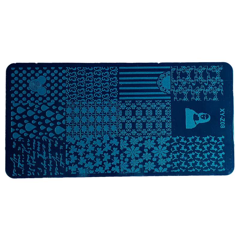 شابلون طراحی ناخن مدل XY-Z08