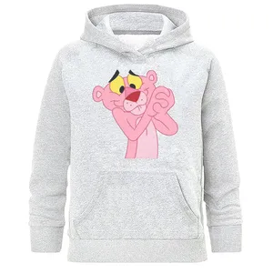 هودی زنانه طرح پلنگ صورتی مدل H549