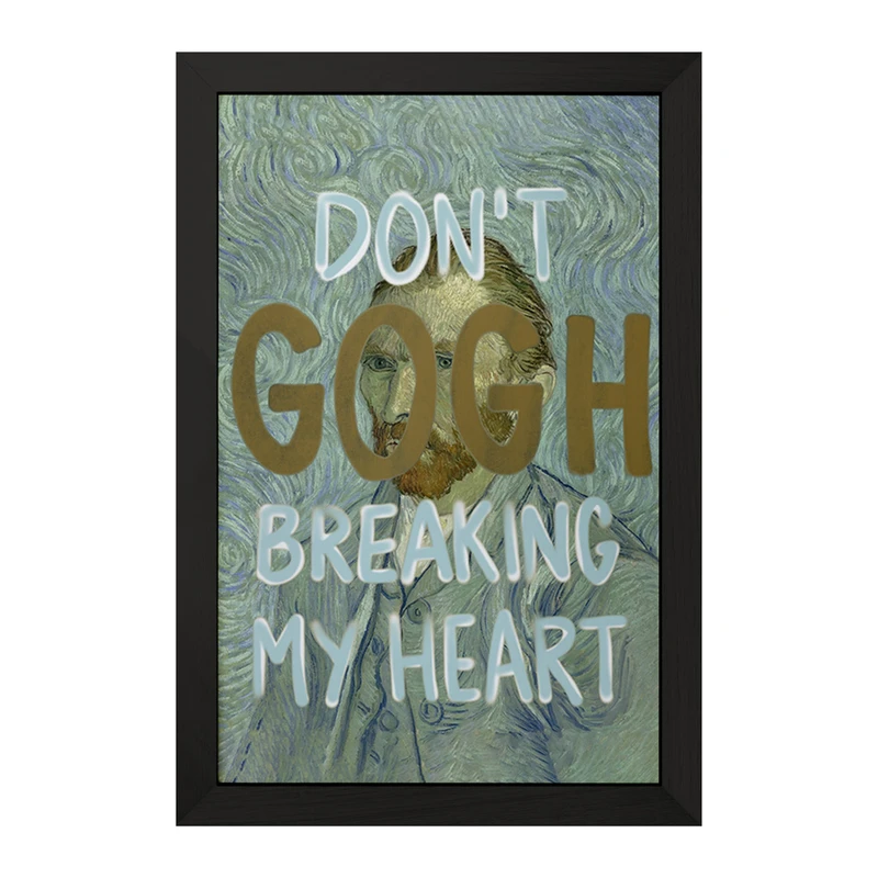 تابلو خندالو مدل ونسان ونگوگ کد F163