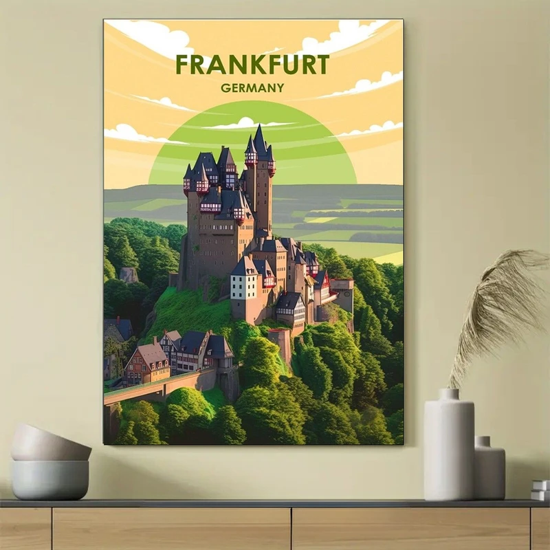 تابلو شاسی مدل قلعه در فرانکفورت آلمان