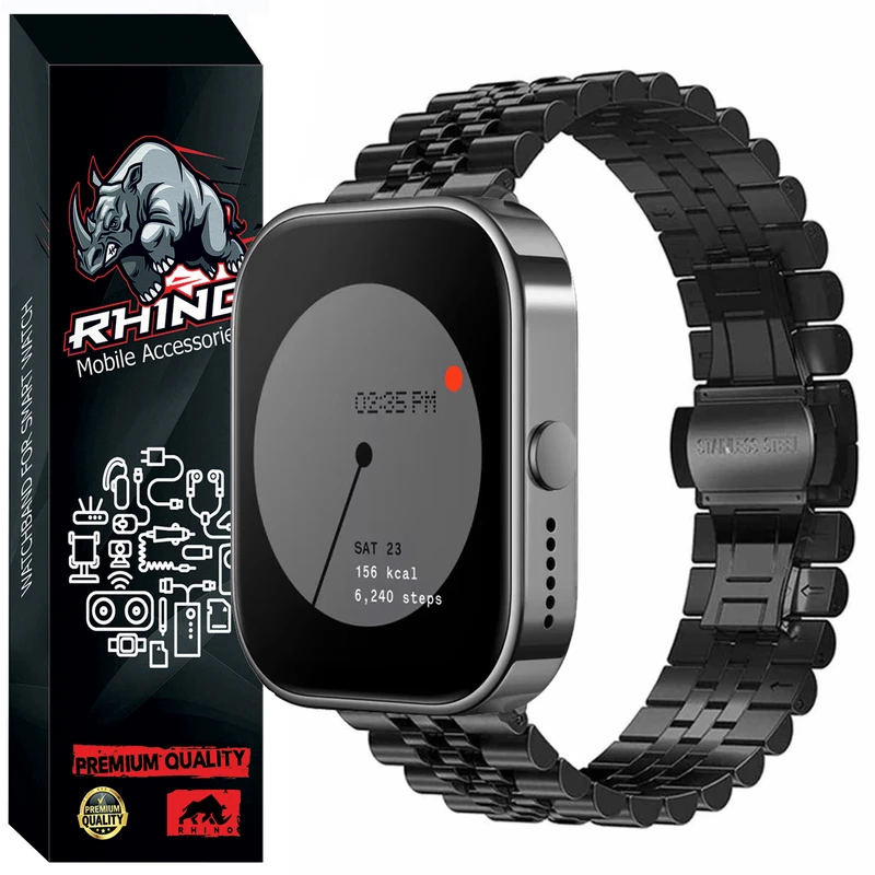 بند راینو مدل 5BID مناسب برای ساعت هوشمند ناتینگ CMF Watch Pro