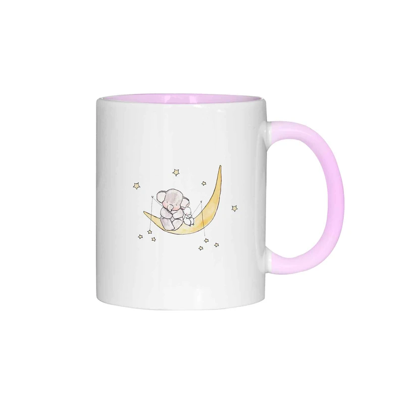 ماگ ژالینو طرح فیل و خرگوش کد 001