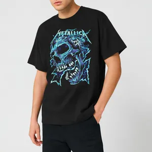 تی شرت آستین کوتاه مردانه مدل گنگ لش متالیکا