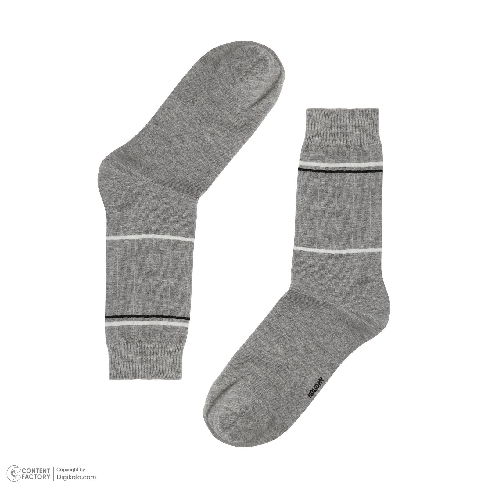 جوراب ساق بلند مردانه هالیدی مدل D038C6 -  - 3