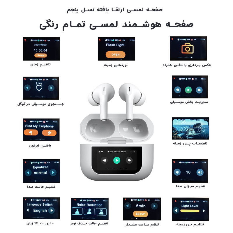 هدفون بلوتوثی تراسمی مدل WS08-01