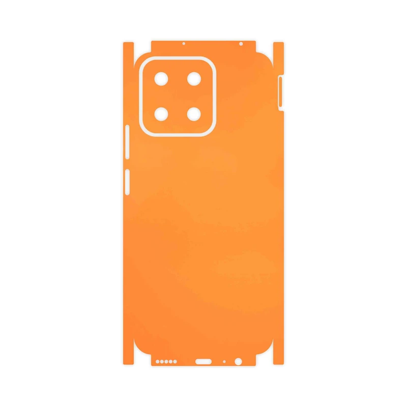 برچسب پوششی ماهوت مدل Matte-Orange-FullSkin مناسب برای گوشی موبایل آنر X7c