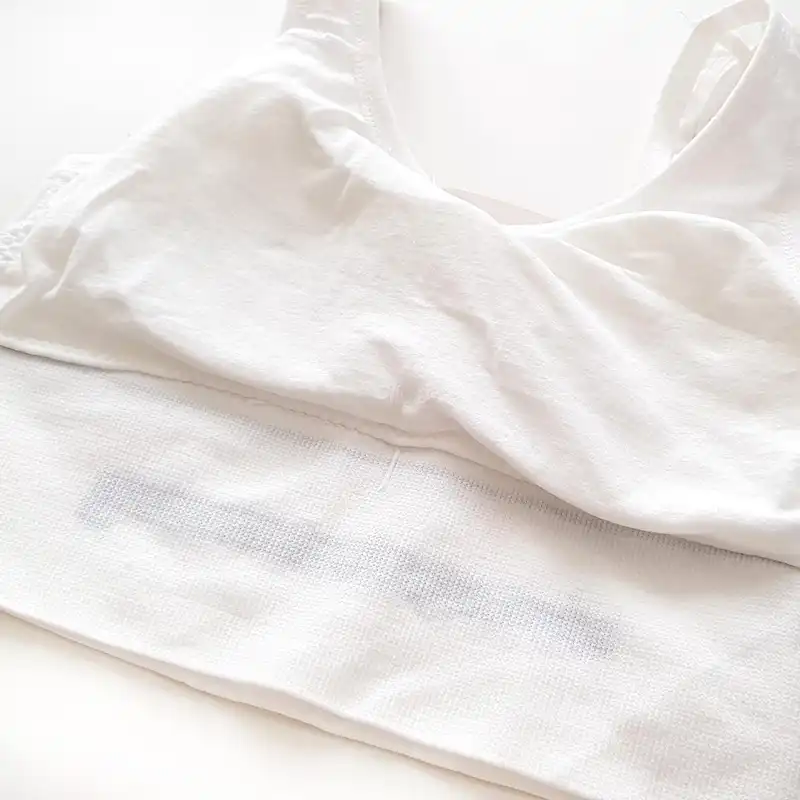 نیم تنه ورزشی زنانه مدل بدون فنر پددار کد 4617 رنگ سفید