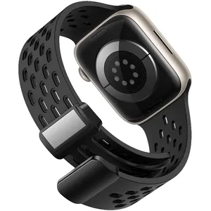 بند اسپایدر مدل Breathable SilicMag مناسب برای اپل واچ سری 10 سایز 42 mm