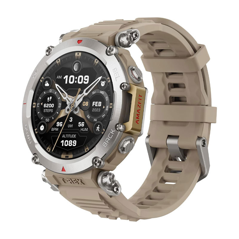 ساعت هوشمند آمازفیت 47 میلیمتری  مدل AmazFit T-Rex Ultra با بند سیلیکونی