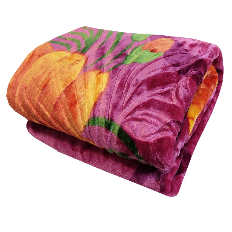 پتو نرمینه بافت مدل نرمین کد 18 سایز 160x220 سانتی متر