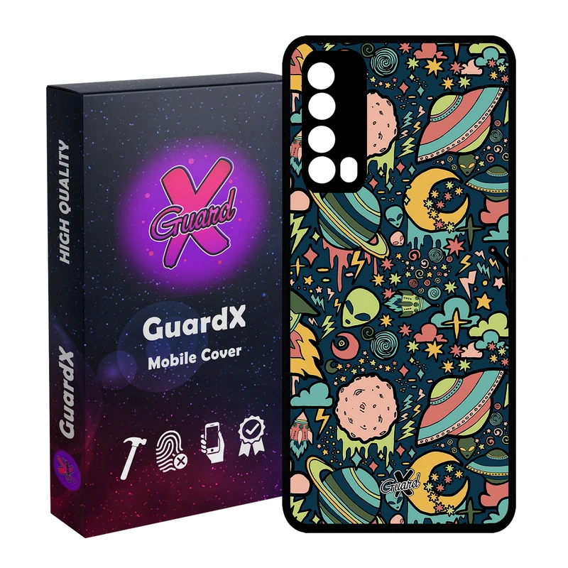 کاور گارد ایکس طرح Galaxy مدل Glass10191 مناسب برای گوشی موبایل هوآوی Y7A / P Smart 2021