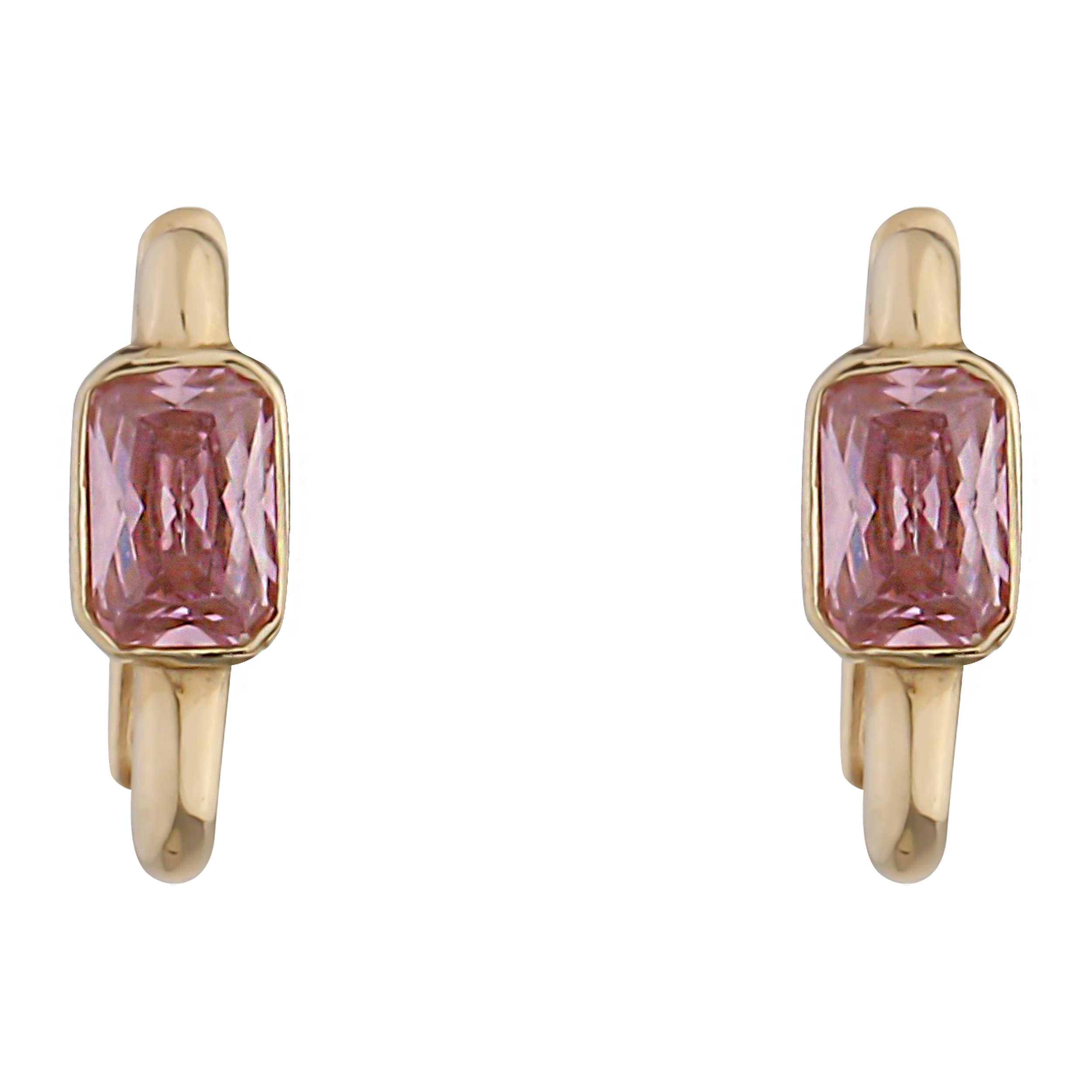 گوشواره کلیپسی طلا 18 عیار زنانه راما مدل e0165