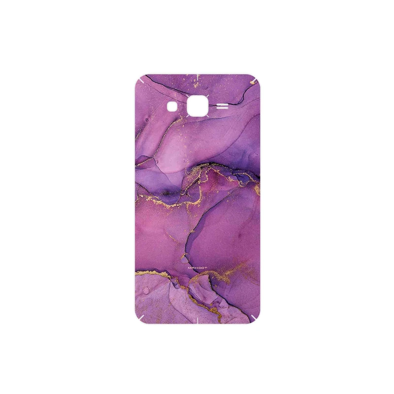 برچسب پوششی ماهوت مدل Purple Marble مناسب برای گوشی موبایل سامسونگ Galaxy J7 2015