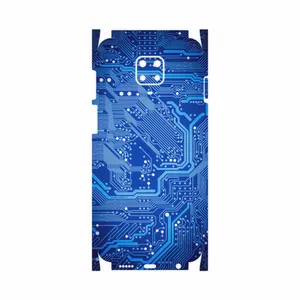 MAHOOT Blue Printed Circuit Board-FullSkin Cover Sticker for Xiaomi Redmi Note 9 Pro