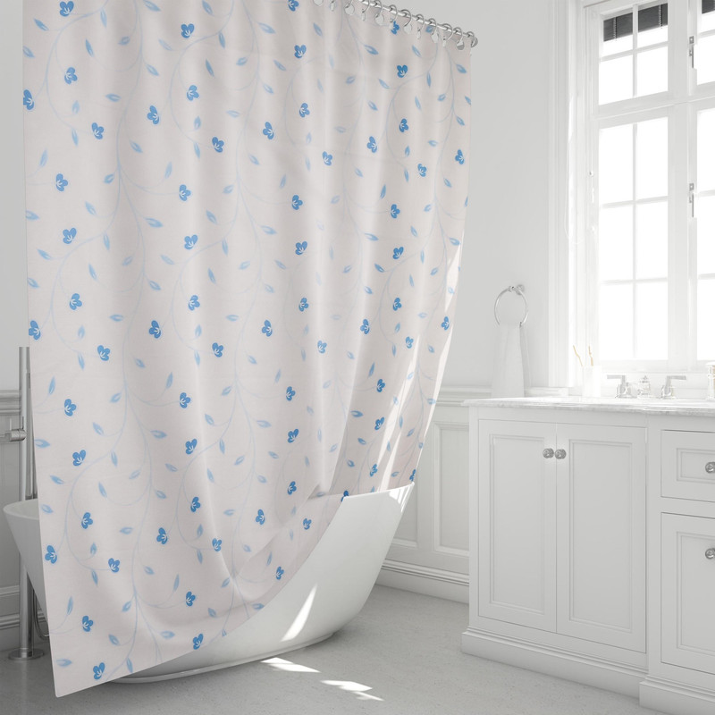 پرده حمام پیسو مدل BZ-12 سایز 180×200 سانتی متر