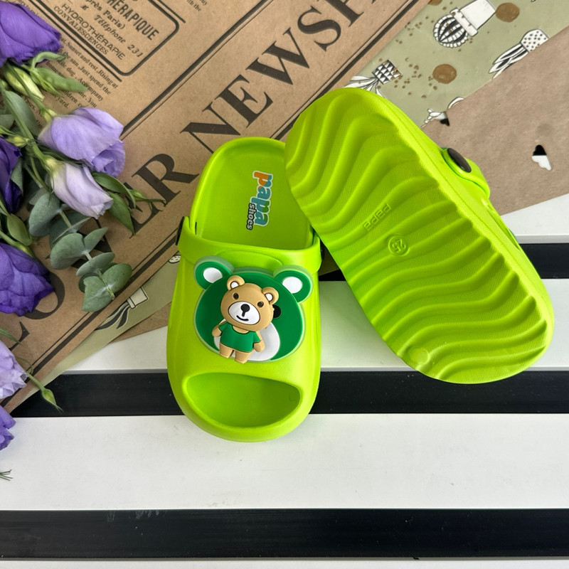 دمپایی حمام بچگانه پاپا مدل چکاوک کد Gr-02