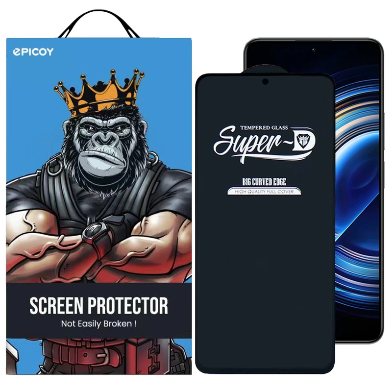 محافظ صفحه نمایش اپیکوی مدل Super 5D مناسب برای گوشی موبایل شیائومی K50 / K50 Pro / K40 / K40s / K40 Pro Plus