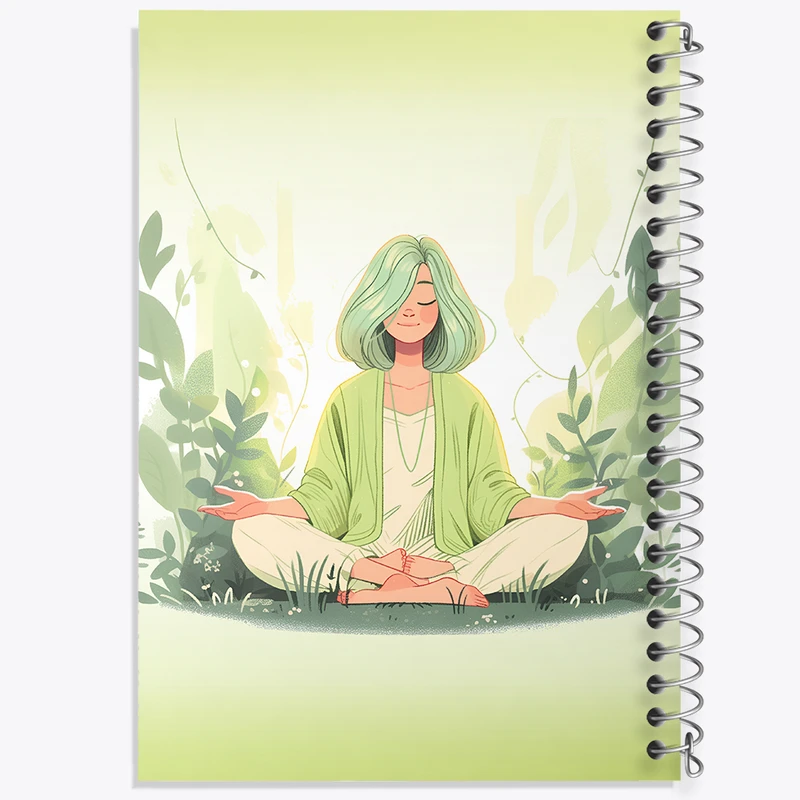 دفتر مشق 100 برگ خندالو طرح مدیتیشن (Meditation) کد N2997