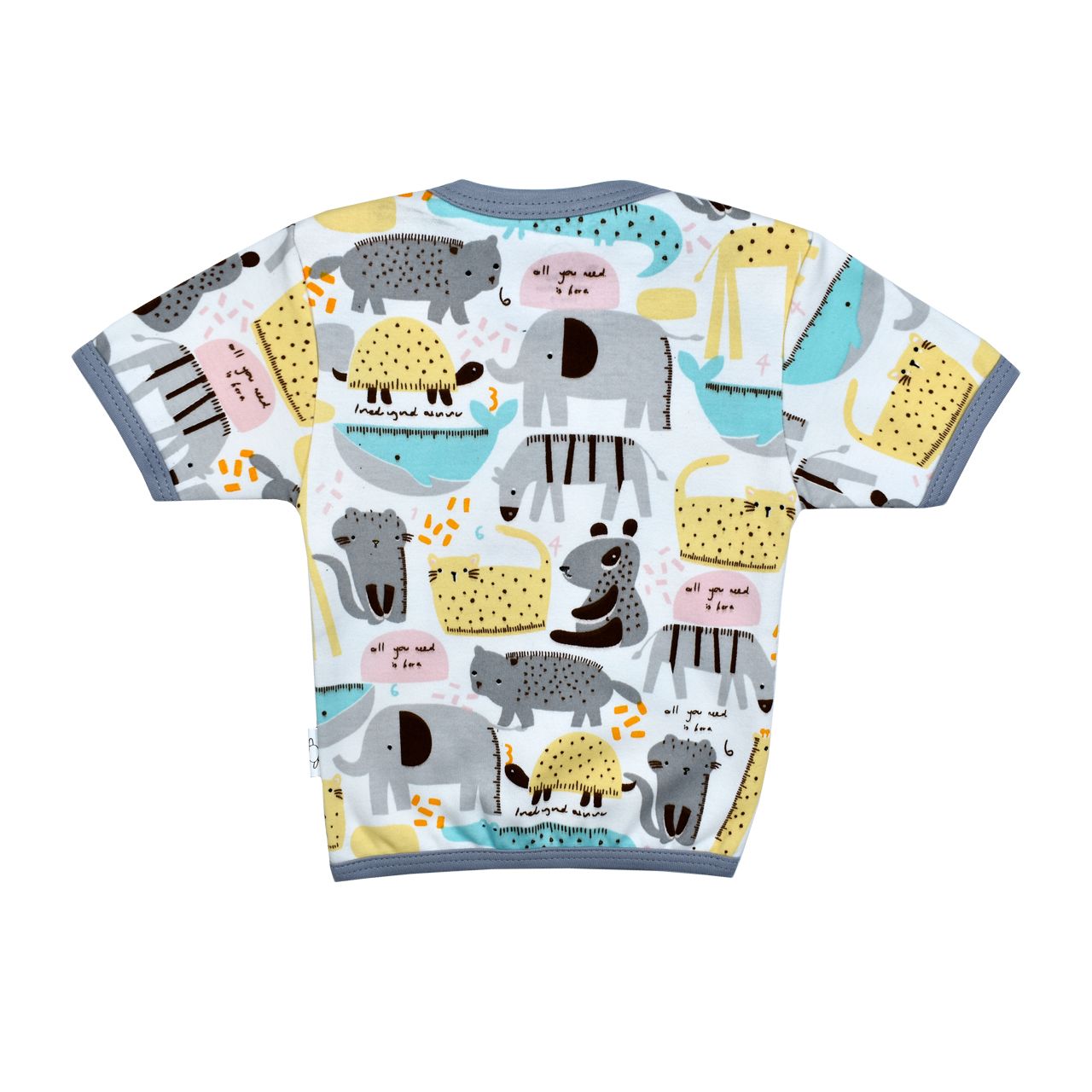 تی شرت آستین کوتاه نوزادی اسپیکو مدل zoo -  - 2