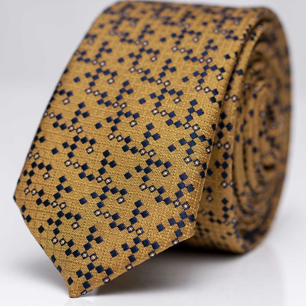 ست کراوات و دستمال جیب مردانه مدل Spotted