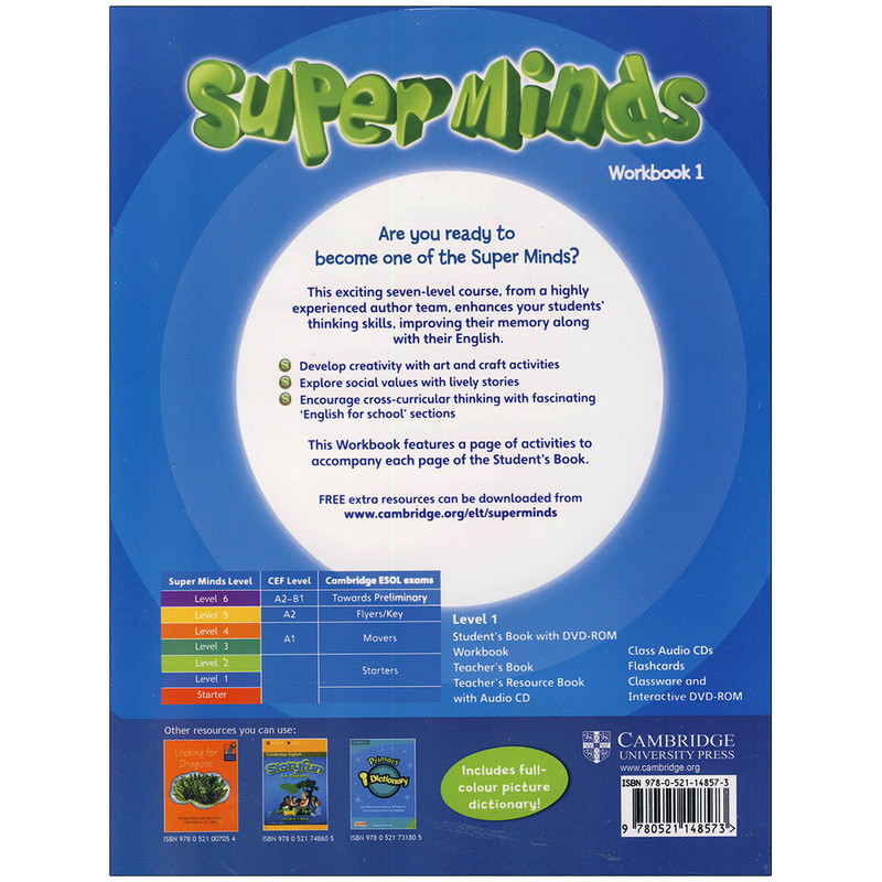کتاب Super Minds 1 اثر جمعی از نویسندگان انتشارات کمبریج