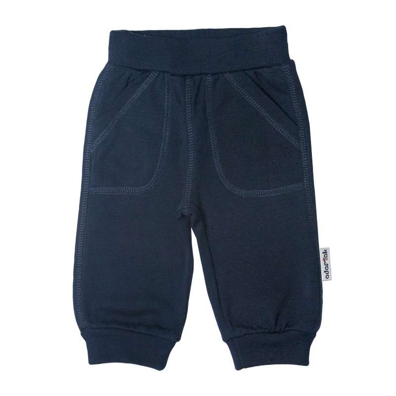 شلوار بچه گانه آدمک مدل اسلش کد 28370 رنگ سرمه ای