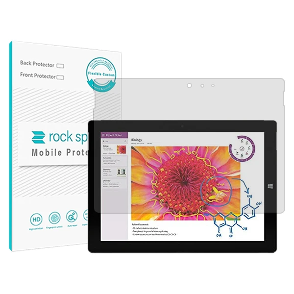 محافظ صفحه نمایش شفاف راک اسپیس مدل HyGEL مناسب برای تبلت مایکروسافت Surface 3