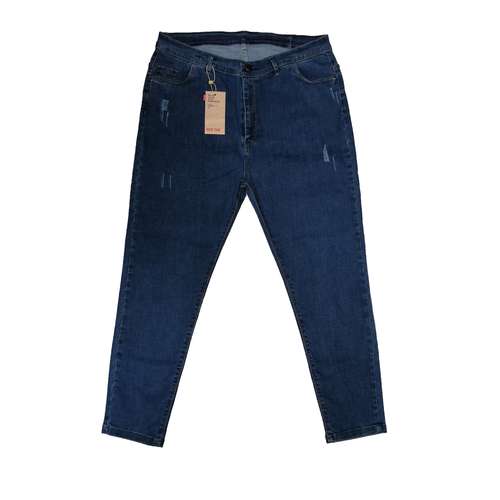 شلوار جین زنانه مدل سایز بزرگ کد R-B