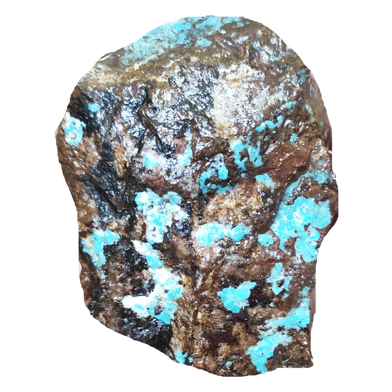 سنگ راف مدل سنگ فیروزه معدن نیشابور کدF22