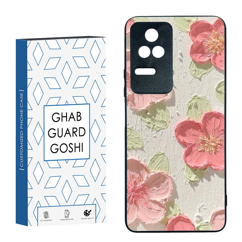 کاور قاب گارد گوشی طرح گل کد TPU-282 مناسب برای گوشی موبایل شیائومی  Redmi K40S / Poco F4 5G