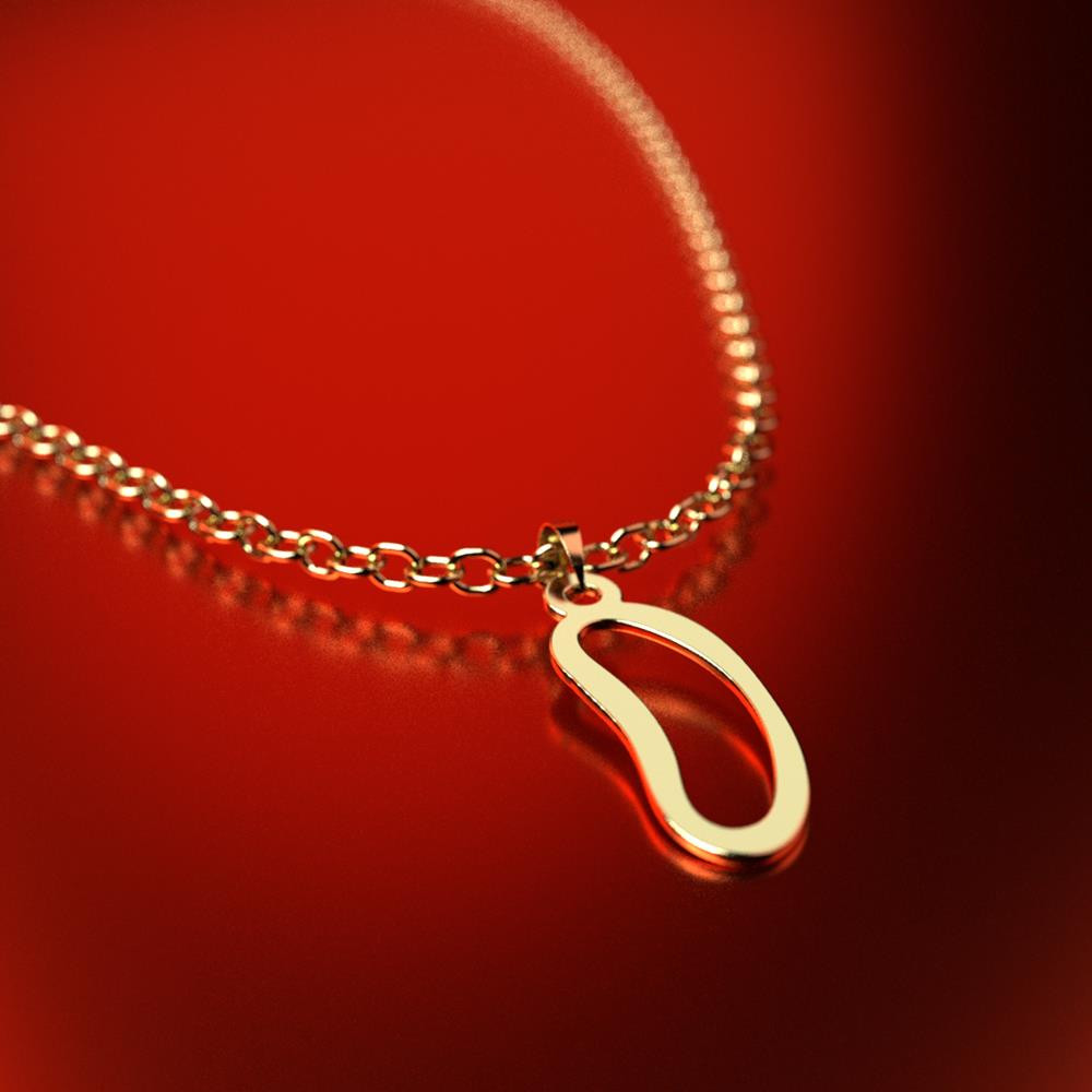 آویز گردنبند طلا 18 عیار زنانه مدوپد مدل هندسی کد PA1-15049