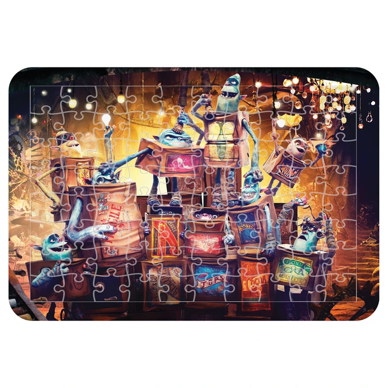 پازل 54 تکه مدل CHB1295 طرح انیمیشن ترول های جعبه ای