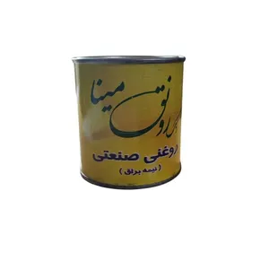 رنگ روغنی کرم نیمه براق رونق مینا مدل 2 حجم 250 میلی لیتر
