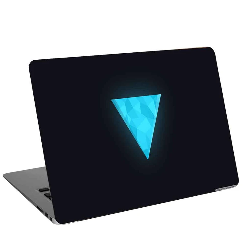 استیکر لپ تاپ طرح Geometric triangle - Blue کد cl-265 مناسب برای لپ تاپ 15.6 اینچ
