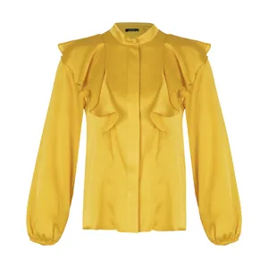 شومیز زنانه گردیه مدل 307268-yellow