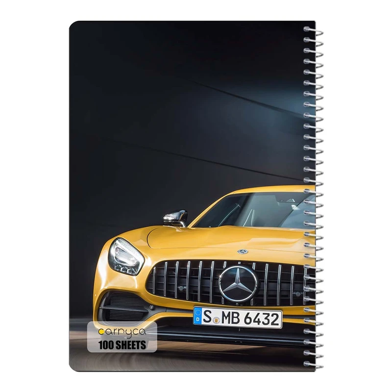 دفتر مشق 100 برگ سیمی کارنیکا طرح مرسدس‑بنز ا ام جی Mercedes‑Benz AMG کد 79889